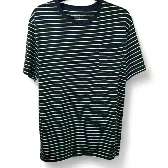 J. Crew Men's XL Blue Striped Slim Fit T-Shirt Crew Neck - Picture 1 of 6
